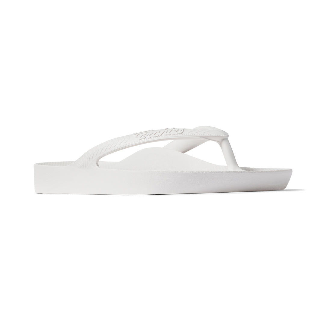 Archies White Flip Flops
