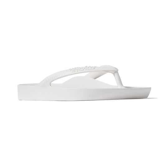 Archies White Flip Flops