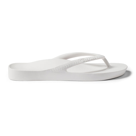 Archies White Flip Flops