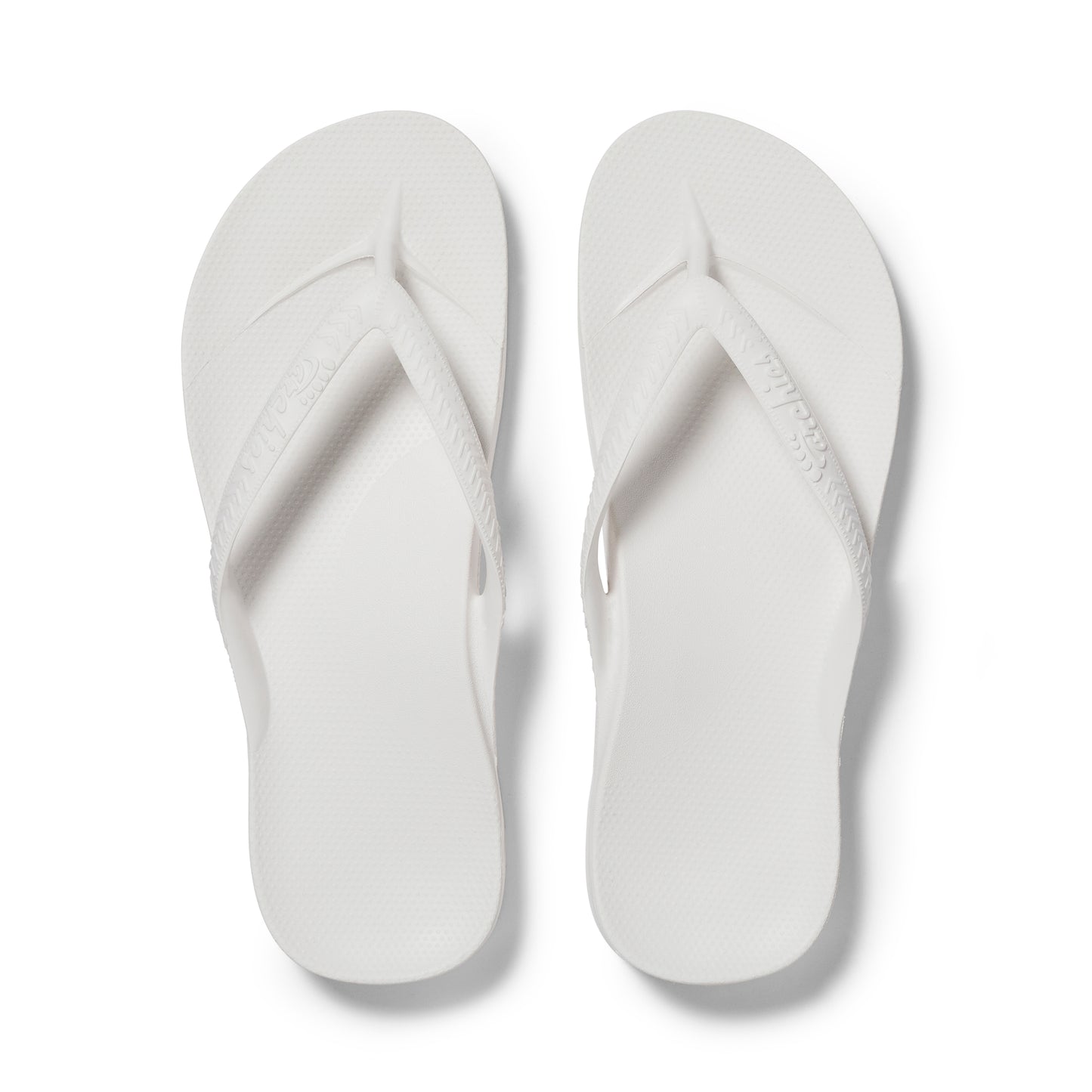 Archies arch support thongs - White