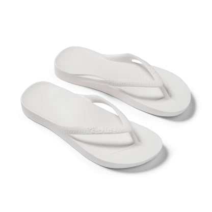 Archies arch support thongs - White