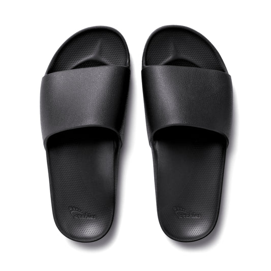 Archies arch support slides - Black