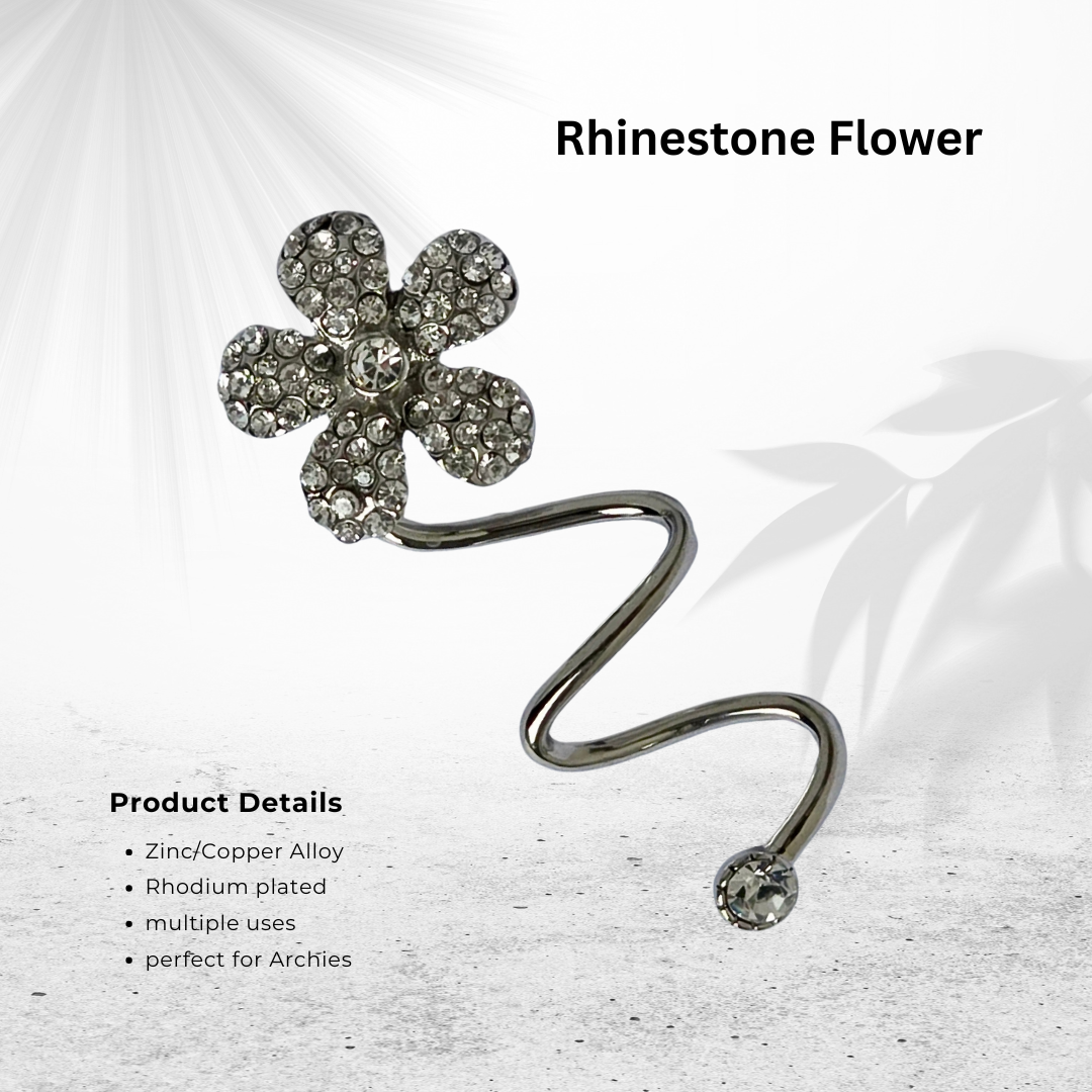 Rhinestone Flower (med)