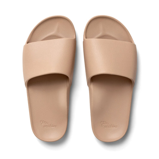 Archies arch support slides - Tan