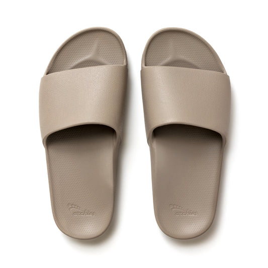 Archies arch support slides - Taupe