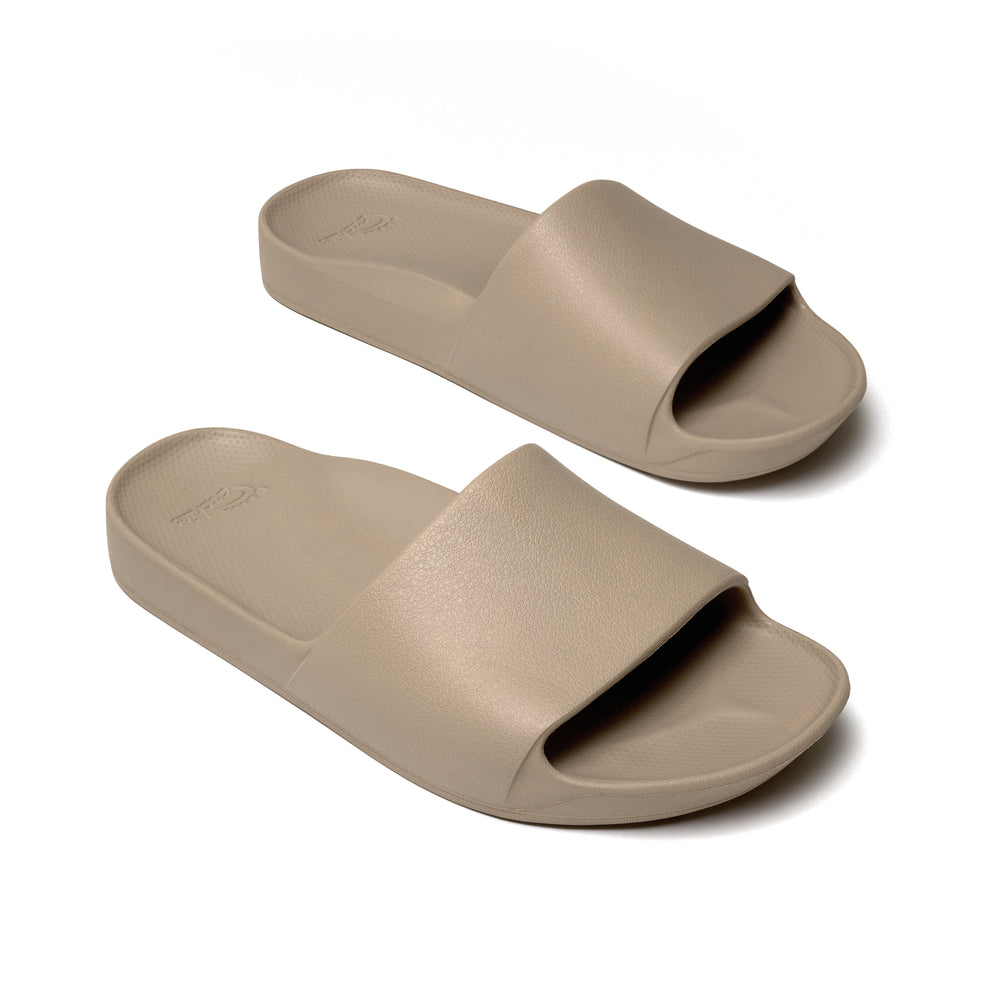 Archies Taupe Slides