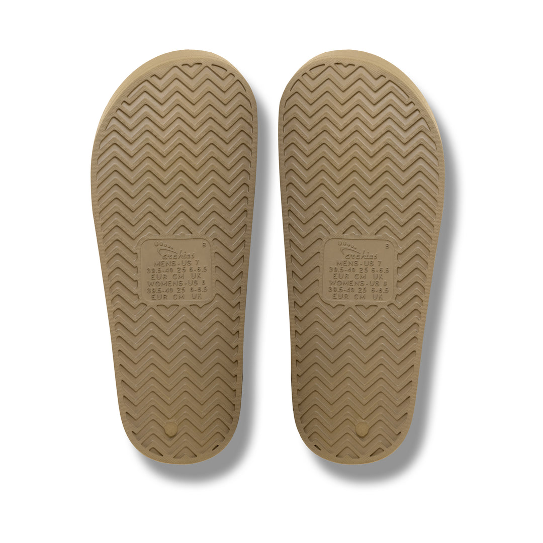 Archies Taupe Slides