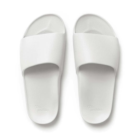 Archies arch support slides - White
