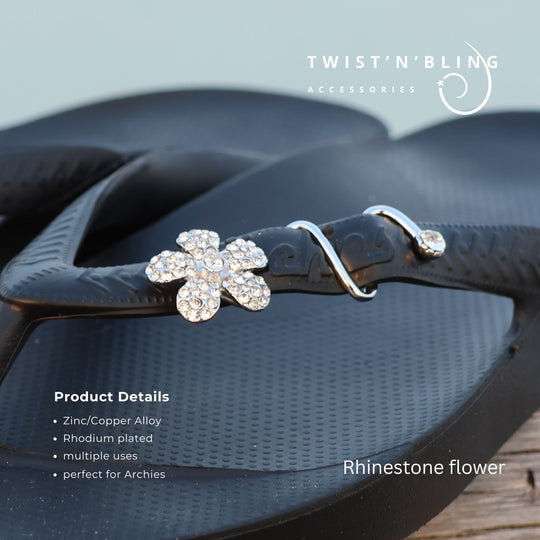 Rhinestone Flower (med)