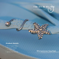 Rhinestone Starfish (med)