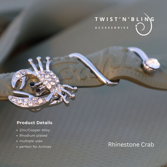 Rhinestone Crab (med)