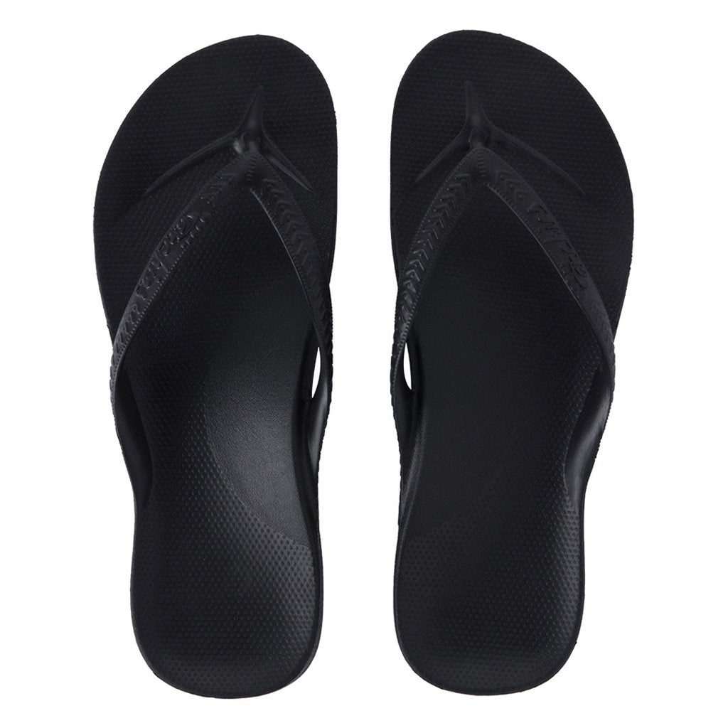Archies Black Flip Flops