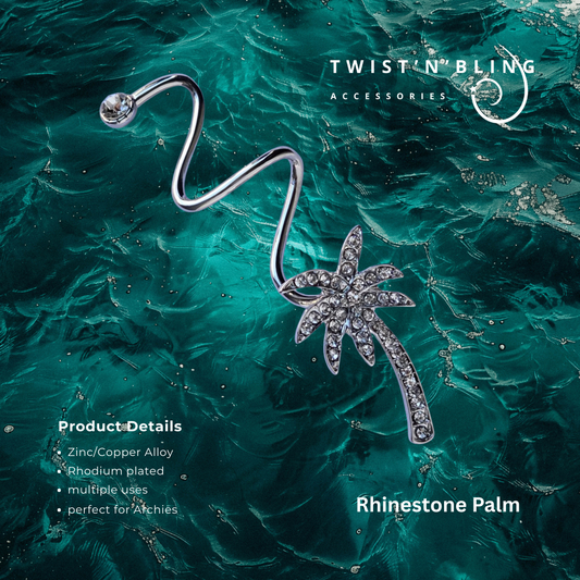Rhinestone Palm Tree (med)