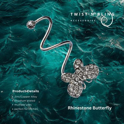 Rhinestone Butterfly