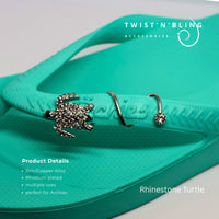 Rhinestone Turtle (med)