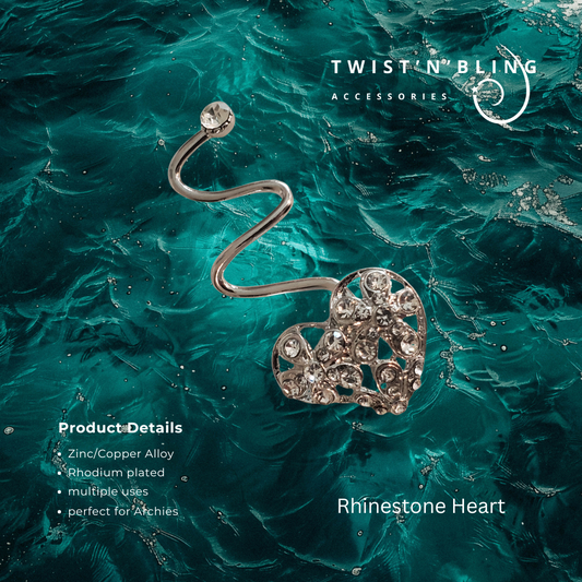 Rhinestone Heart